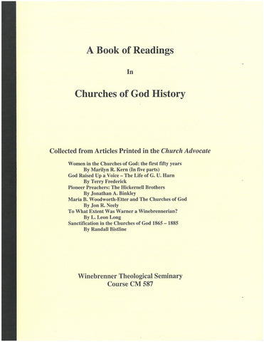 A Book of Readings In Churches of God History